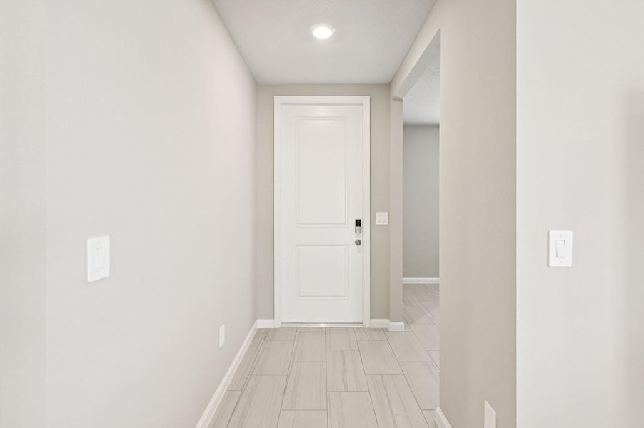 Furnished interior view inside a new home in Hampton Park - Classic Series, Vero Beach (Image 18). Furnished interior view inside a new home in Hampton Park - Classic Series, Vero Beach (Image 18).