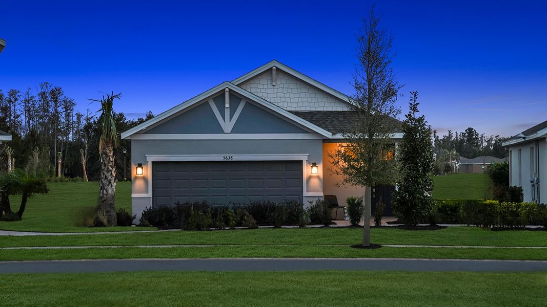 Representative exterior photo of a completed home built from the Saint Vincent by Taylor Morrison in Tiburon, Nokomis, FL (Image 26).