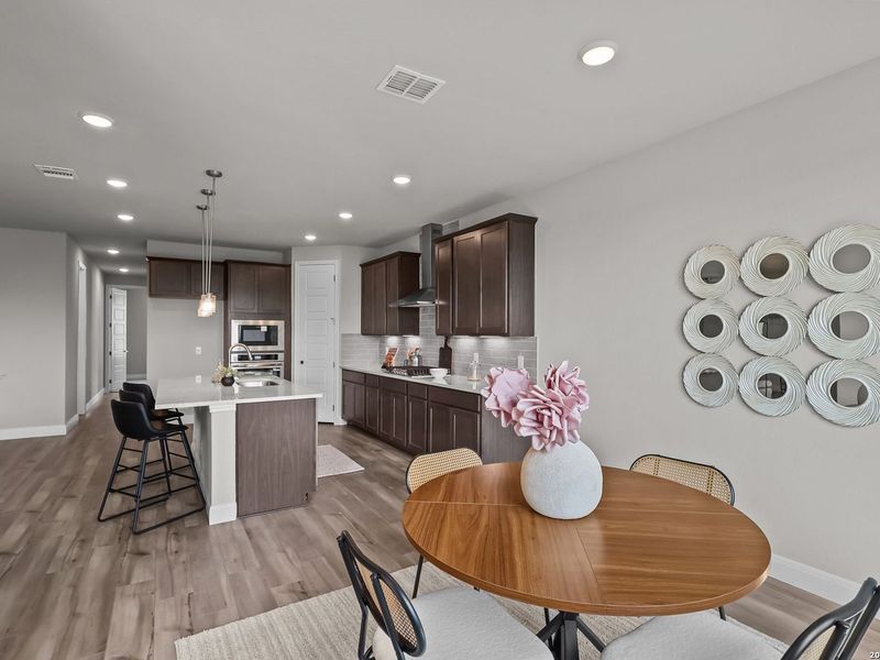 Furnished interior view inside a new home in Ladera, San Antonio (Image 19).
