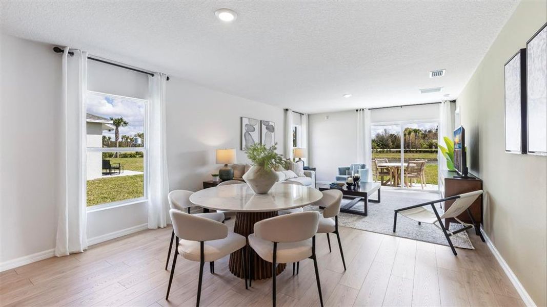 Furnished interior view inside a new home in Oakfield Lakes, Parrish (Image 5).