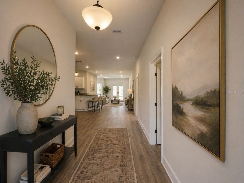 Furnished interior view inside a new home in Abbey Glen, Dade City (Image 3).