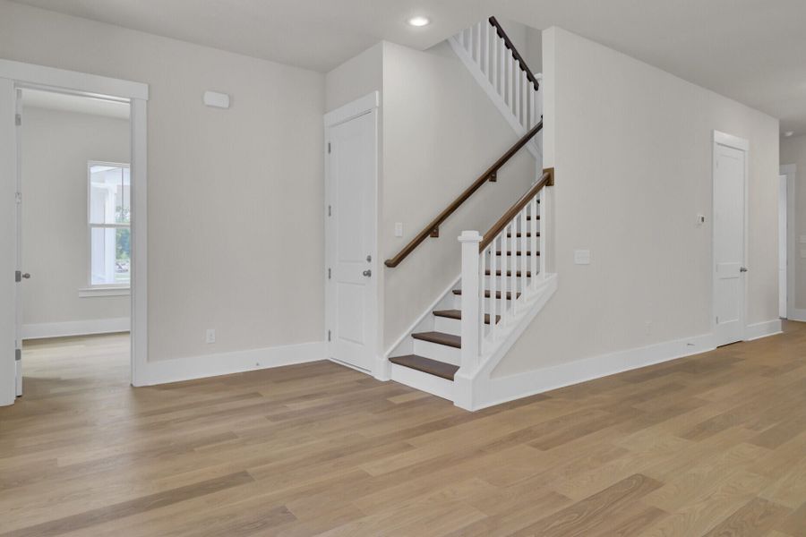 Spacious, unfurnished interior of a new home in Indigo Grove Single Family Homes, Johns Island (Image 48). Spacious, unfurnished interior of a new home in Indigo Grove Single Family Homes, Johns Island (Image 48).