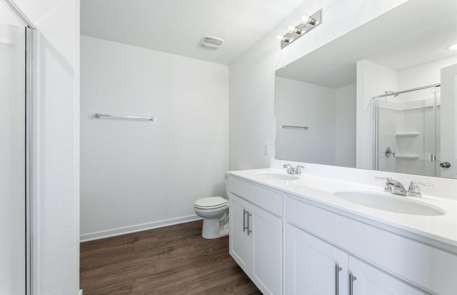 Furnished interior view inside a new home in Sonterra, Jarrell (Image 9).