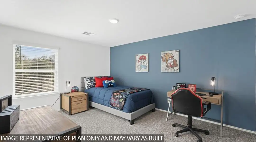 Furnished interior view inside a new home in Williams Reserve East, Conroe (Image 12). Furnished interior view inside a new home in Williams Reserve East, Conroe (Image 12).