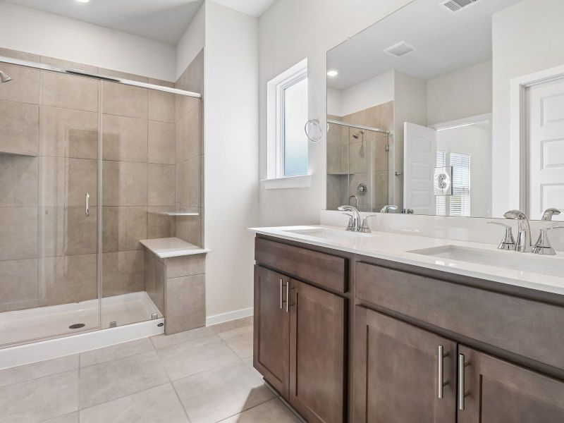 Furnished interior view inside a new home in Parkway Commons - City Series, Missouri City (Image 7).