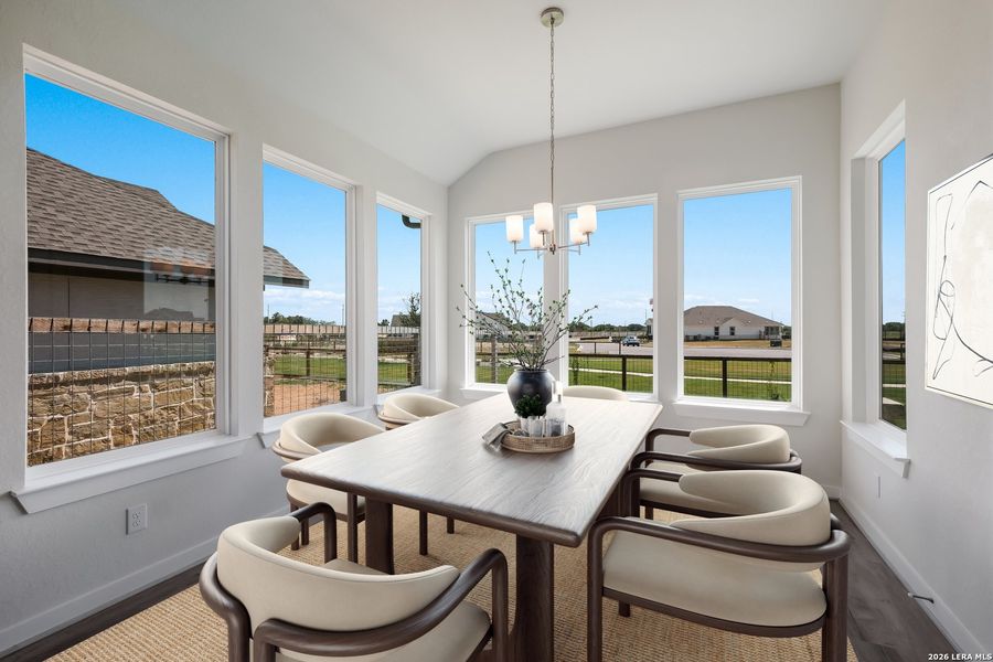 Furnished interior view inside a new home in The Crossvine, Schertz (Image 10).