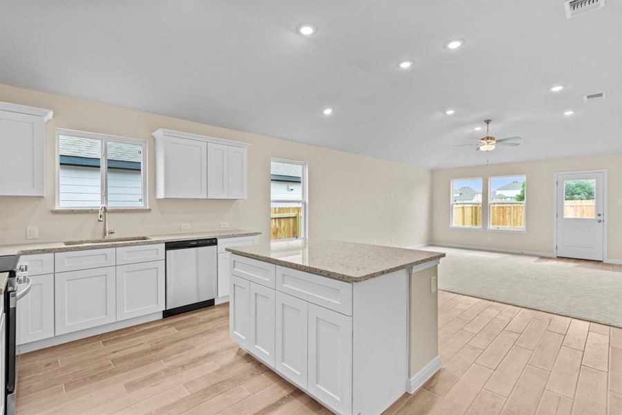 Furnished interior view inside a new home in Butler Farms, Liberty Hill (Image 10). Furnished interior view inside a new home in Butler Farms, Liberty Hill (Image 10).
