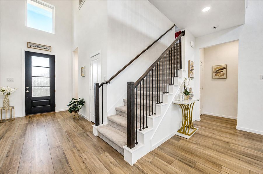 Furnished interior view inside a new home in Harvest Green, Richmond (Image 4).