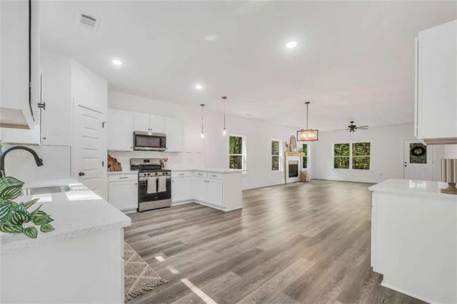 Furnished interior view inside a new home in , Covington (Image 10).