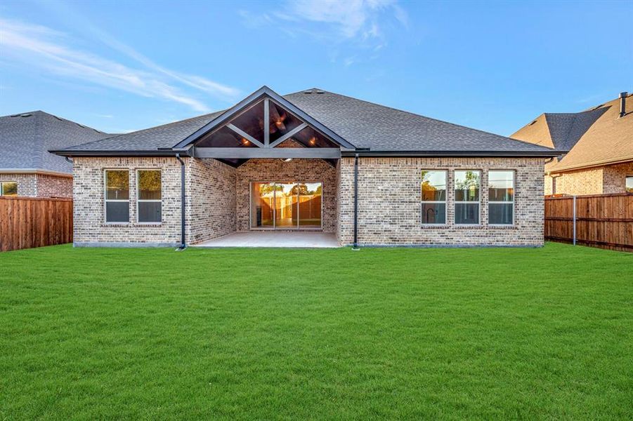 Exterior details and patio area of a home in Sterling Greene, Arlington (Image 20).