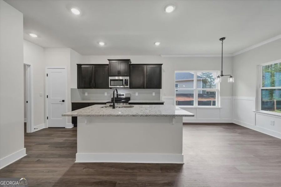 Furnished interior view inside a new home in Canterbury Villas, Carrollton (Image 6).
