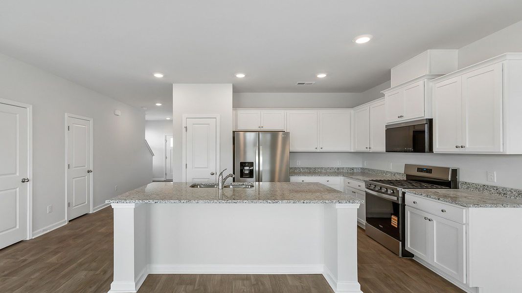 Furnished interior view inside a new home in Carolina Groves Townhomes, Moncks Corner (Image 3).