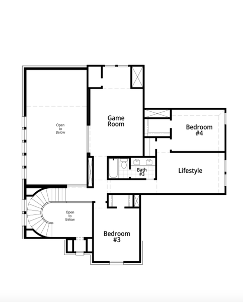 2D floor plan layout for the Regis Plan by Highland Homes in Monterra: 70ft. lots, Rockwall, TX (Image 28). 2D floor plan layout for the Regis Plan by Highland Homes in Monterra: 70ft. lots, Rockwall, TX (Image 28).