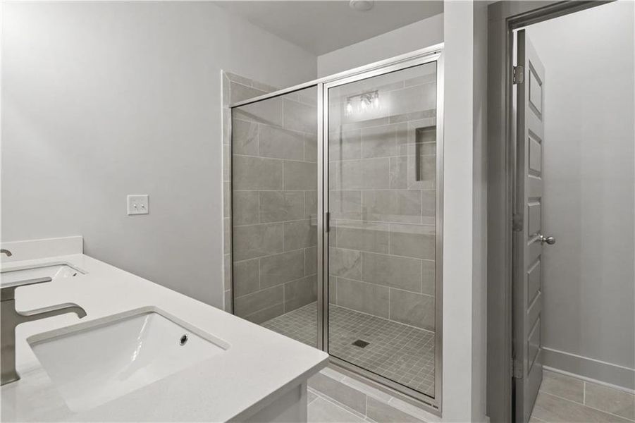 Furnished interior view inside a new home in , Norcross (Image 6).