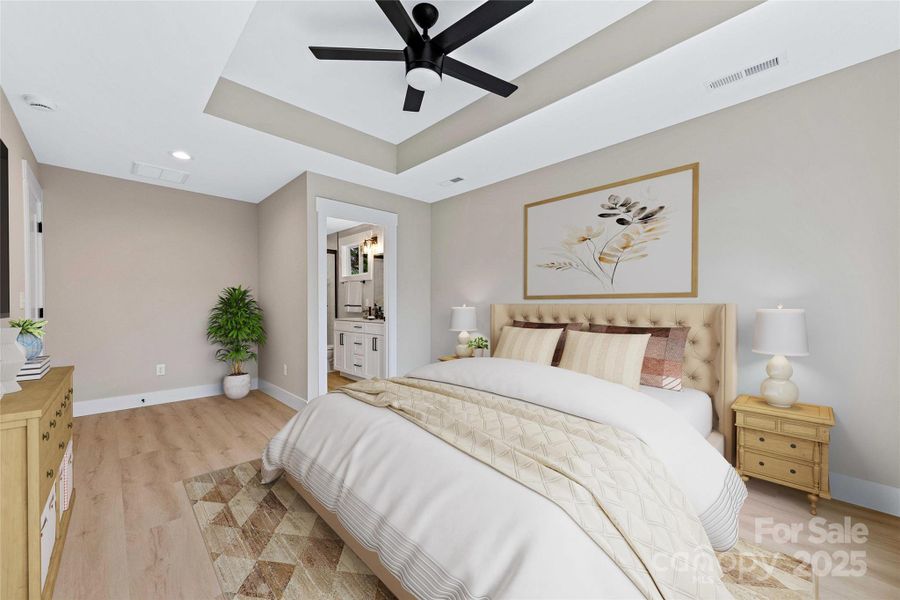 Furnished interior view inside a new home in , Asheville (Image 31).