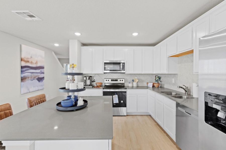 Representative furnished interior of a home built from the Ellis Colony At Pinehurst by Brohn Homes in Colony at Pinehurst, Pinehurst (Image 6).