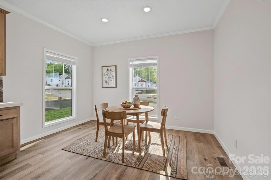 Furnished interior view inside a new home in , Asheville (Image 9).