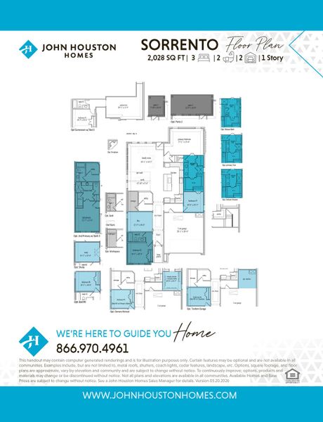 Image 3 representing the Sorrento by John Houston Homes in BridgeWater - Phase 1, Midlothian, TX. Image 3 representing the Sorrento by John Houston Homes in BridgeWater - Phase 1, Midlothian, TX.