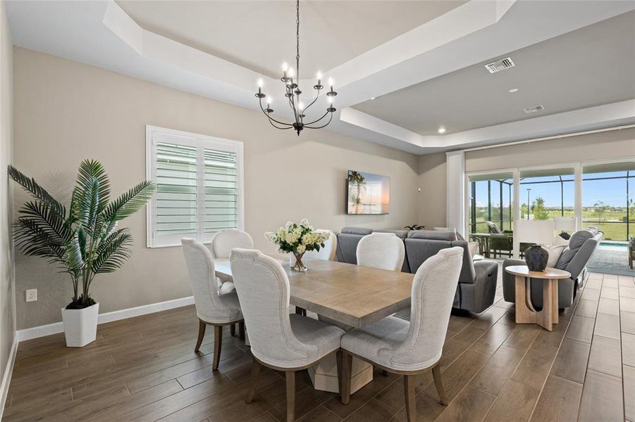Furnished interior view inside a new home in Webbs Reserve, Punta Gorda (Image 11). Furnished interior view inside a new home in Webbs Reserve, Punta Gorda (Image 11).