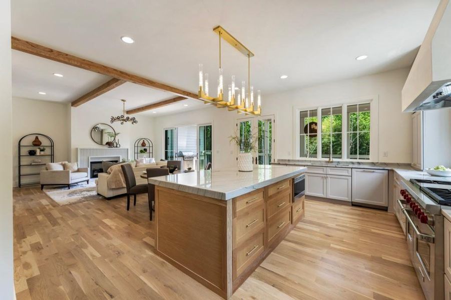 Furnished interior view inside a new home in , Milton (Image 37).