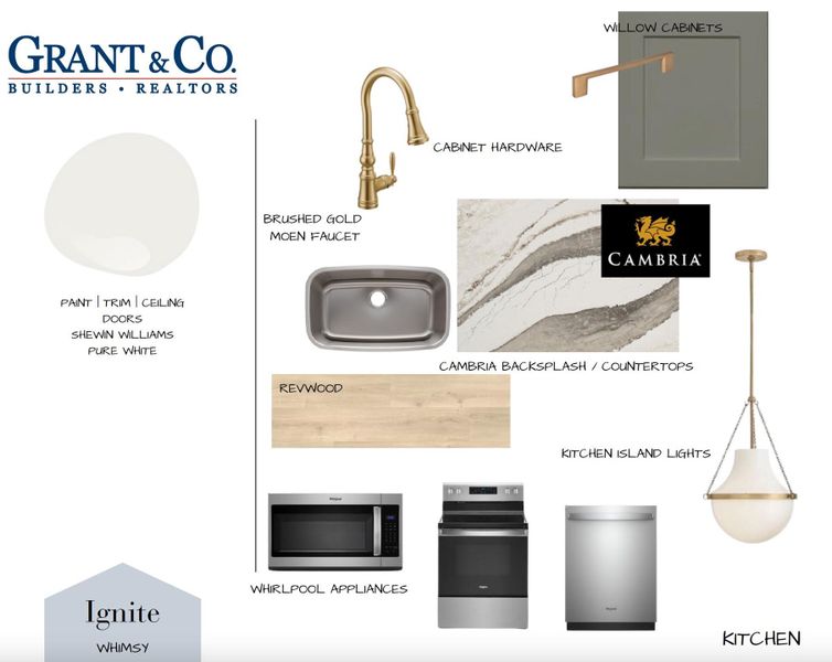 View of a document with a collage of images