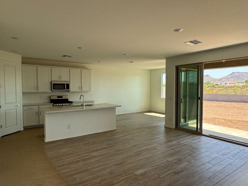 Kitchen and dining nook