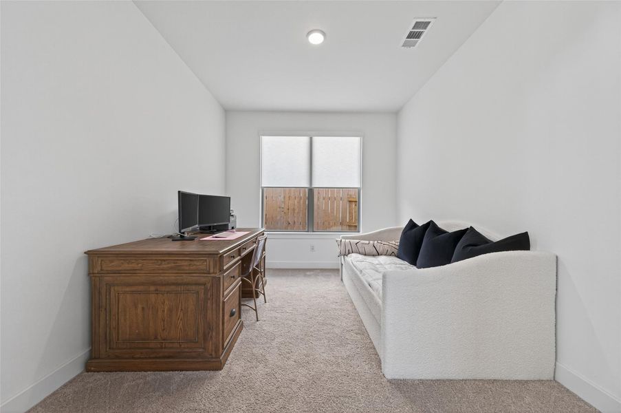 The Downstairs Study is adjacent from the staircase just off the Rotunda The Downstairs Study is adjacent from the staircase just off the Rotunda