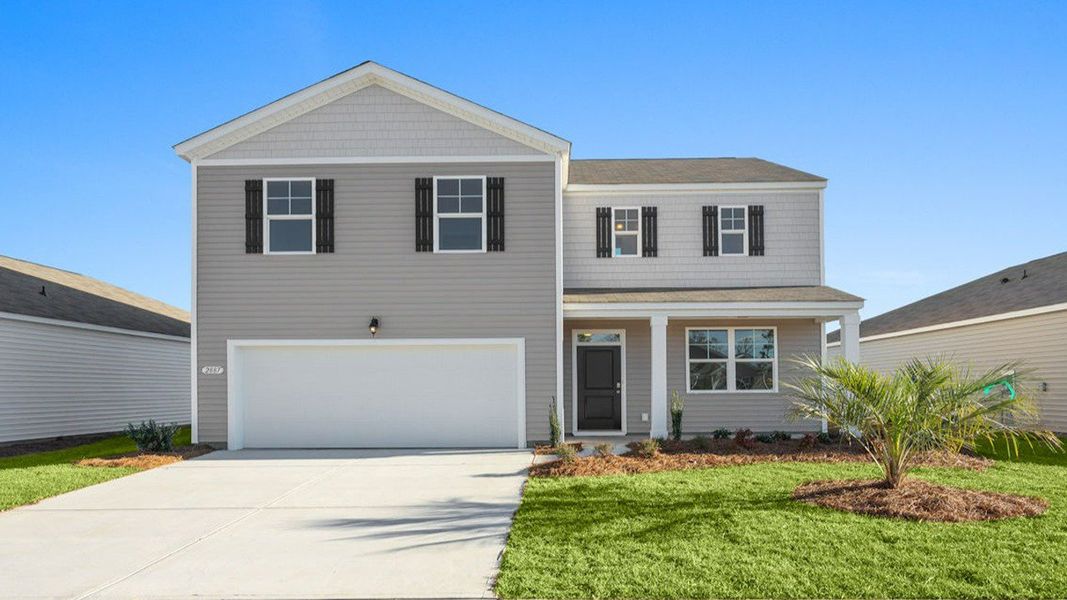 Representative exterior photo of a completed home built from the Galen by D.R. Horton in Cobblestone Village, Savannah, GA (Image 2).
