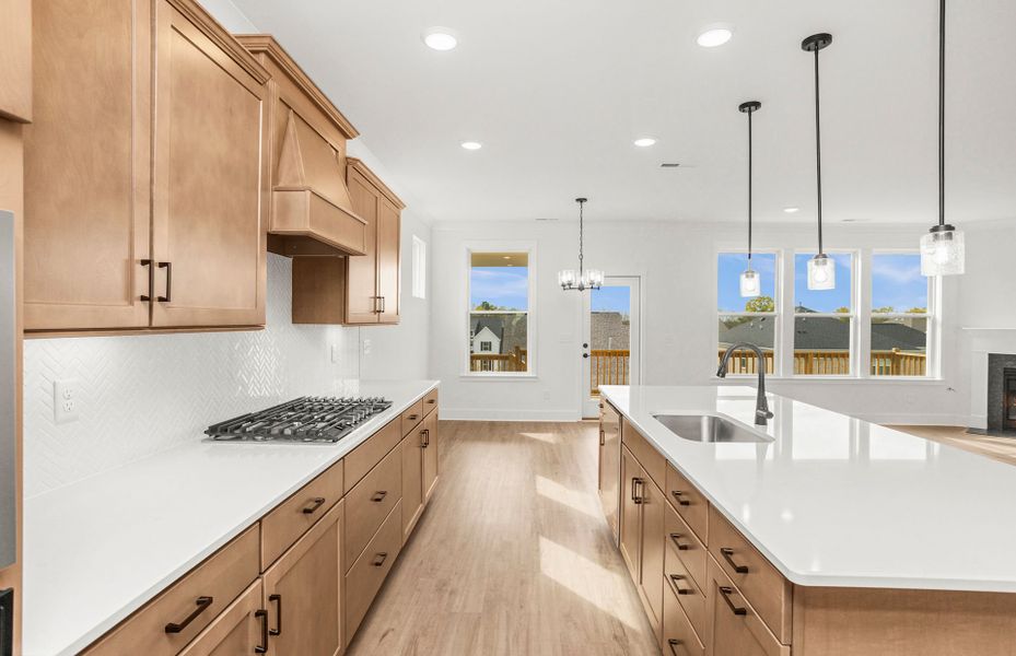 Furnished interior view inside a new home in Durham Farms, Hendersonville (Image 8).