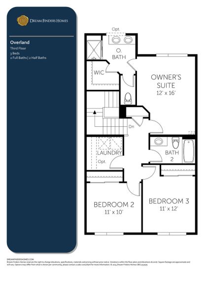 2D floor plan layout of this home in Northfield, Fort Collins, CO (Image 3).