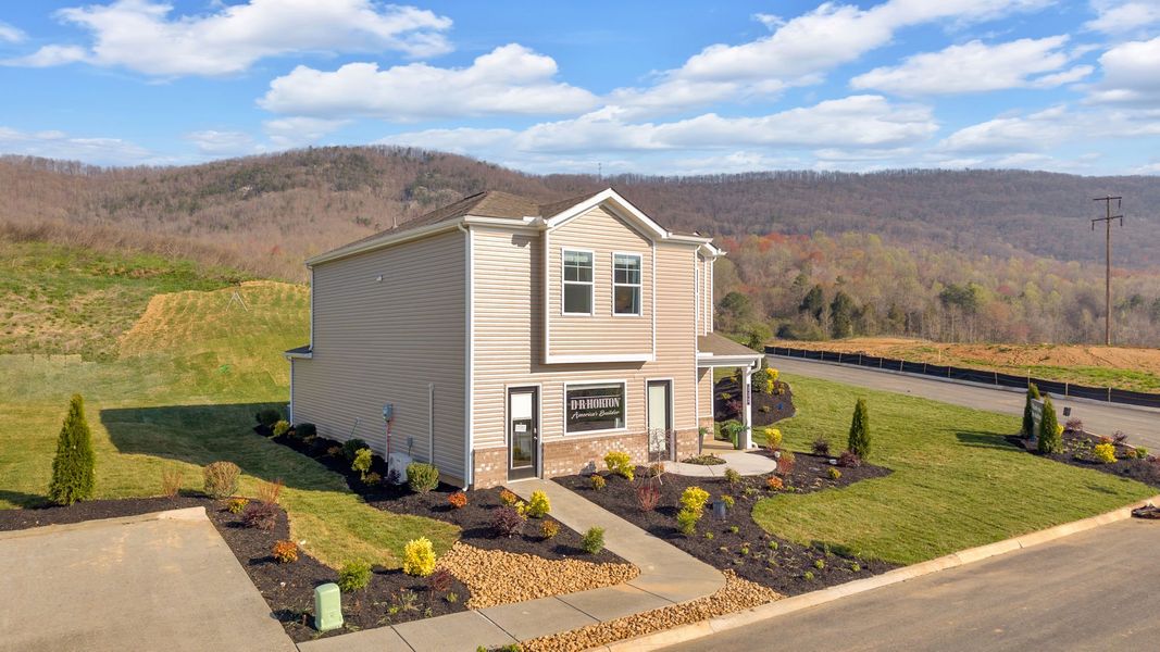 Front exterior of a new home in Emory Creek, Harriman, TN, highlighting curb appeal (Image 24).