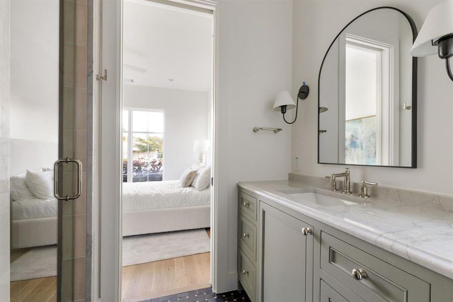 Furnished interior view inside a new home in , Dallas (Image 5).