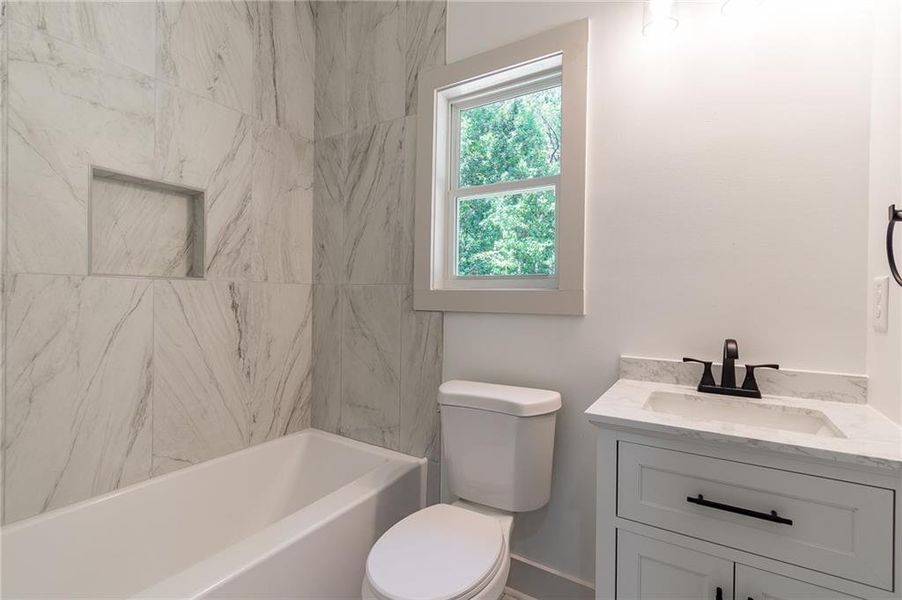 Furnished interior view inside a new home in , Decatur (Image 3).