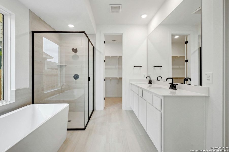 Furnished interior view inside a new home in Legacy at Lake Dunlap: 40ft. lots - (A), New Braunfels (Image 8).