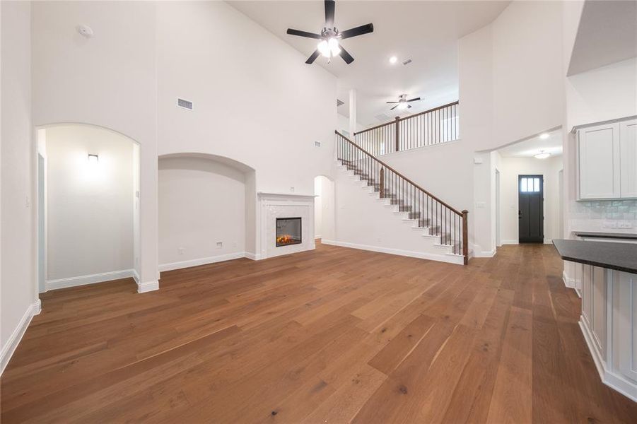 Spacious, unfurnished interior of a new home in Lovers Landing, Forney (Image 15).