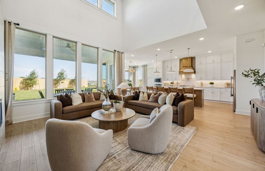 Representative furnished interior of a home built from the Gillett by Pulte Homes in Ryehill, Rosenberg (Image 30).