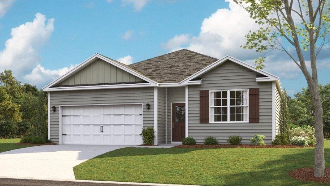 Representative exterior photo of a completed home built from the Cali by D.R. Horton in Prairie Pass, Apison, TN (Image 20).