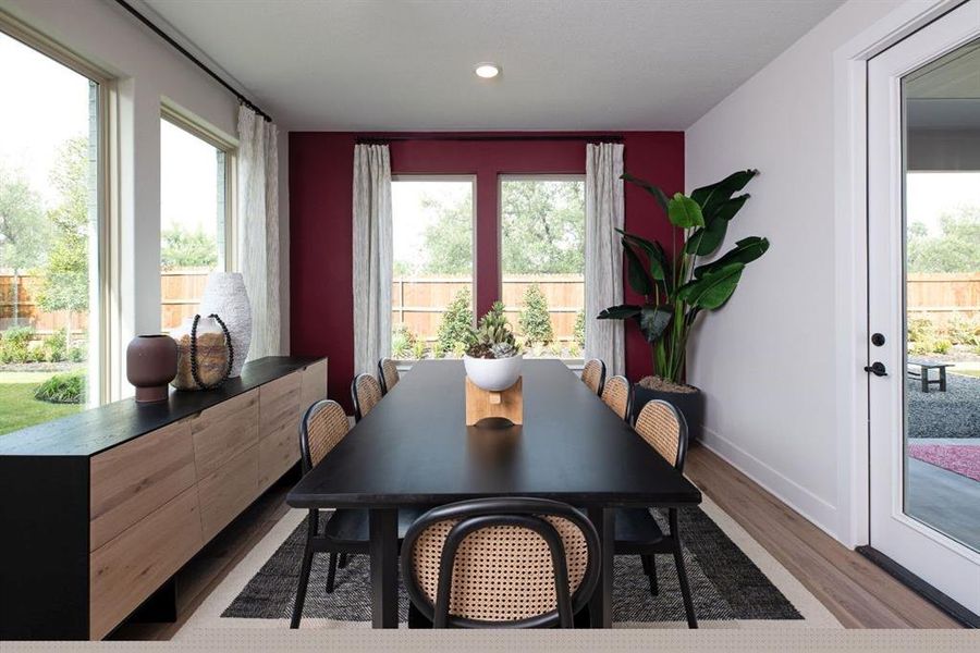 Furnished interior view inside a new home in Inspiration Collection at View at the Reserve, Mansfield (Image 24).