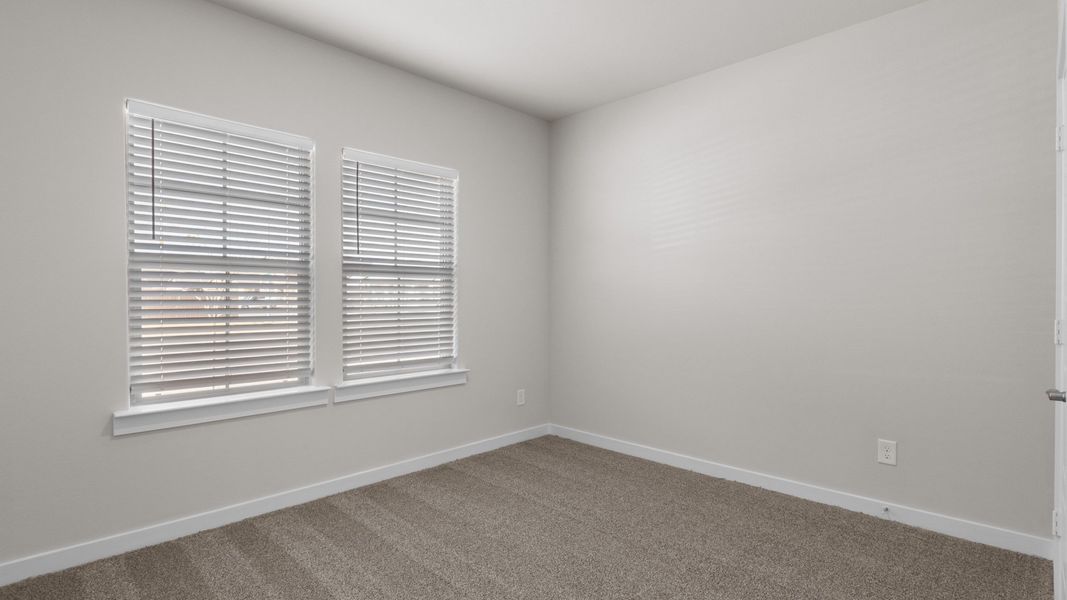 Representative unfurnished interior of a home built from the GLENWOOD by D.R. Horton in Northwest Passage, Midland (Image 20). Representative unfurnished interior of a home built from the GLENWOOD by D.R. Horton in Northwest Passage, Midland (Image 20).