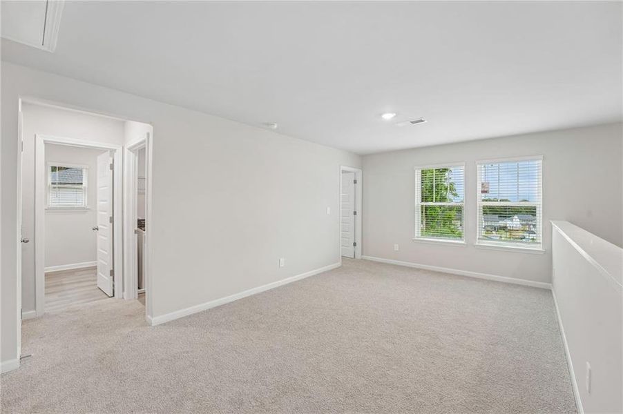 Spacious, unfurnished interior of a new home in Hemingway - Reserve Series, Cumming (Image 41). Spacious, unfurnished interior of a new home in Hemingway - Reserve Series, Cumming (Image 41).