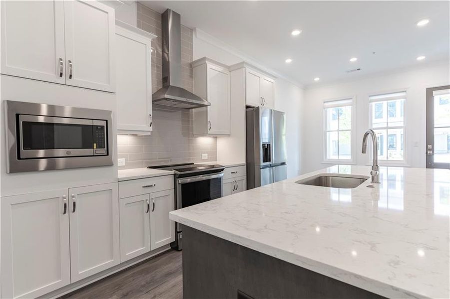 Furnished interior view inside a new home in Waterside Condos, Peachtree Corners (Image 6).