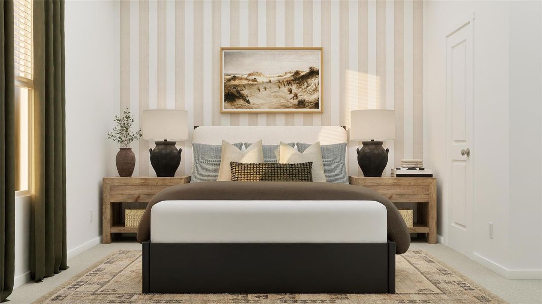 Furnished interior view inside a new home in Pelly Place, Baytown (Image 16).