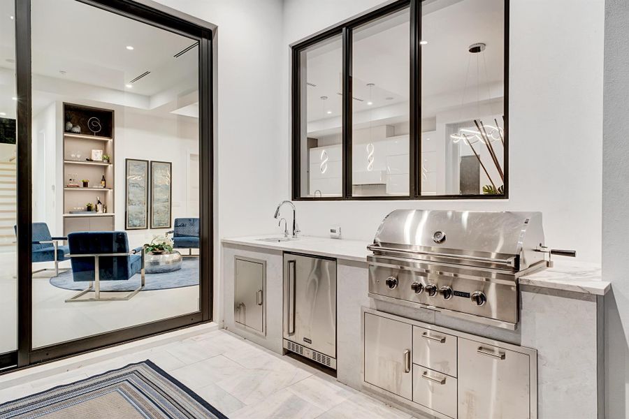 Furnished interior view inside a new home in , Boca Raton (Image 27).