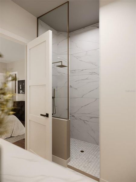 Furnished interior view inside a new home in , St. Petersburg (Image 15).