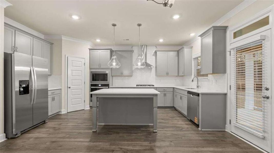 Furnished interior view inside a new home in Heritage Pointe, Senoia (Image 16).