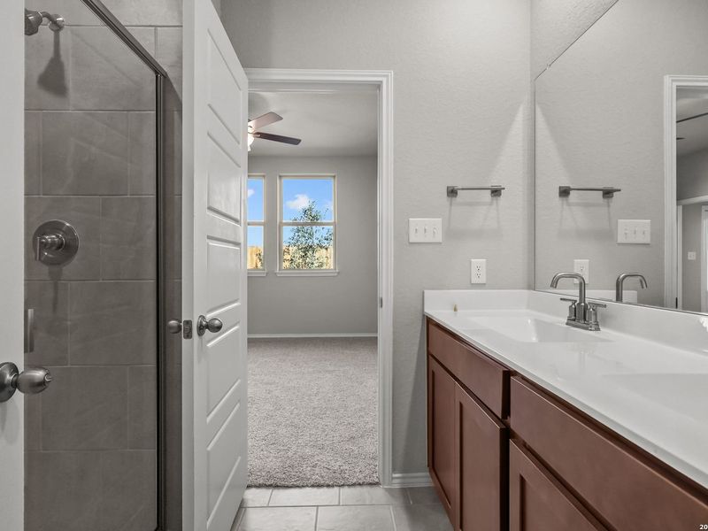 Furnished interior view inside a new home in Applewhite Meadows, San Antonio (Image 11). Furnished interior view inside a new home in Applewhite Meadows, San Antonio (Image 11).