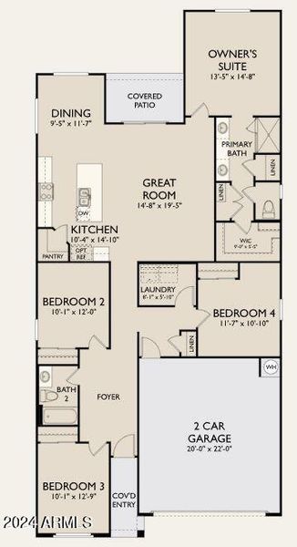 Azalea floor plan