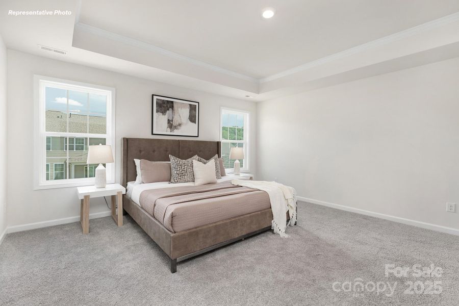 Furnished interior view inside a new home in Sylvan Creek, Denver (Image 27).