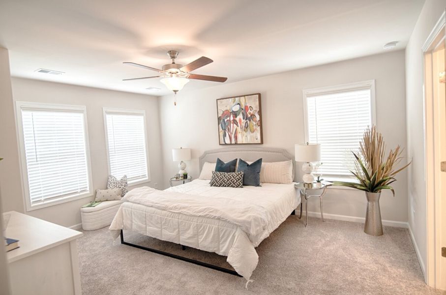 Representative furnished interior of a home built from the Cliffside by Hurricane Builders in Percival Village, Columbia (Image 14).
