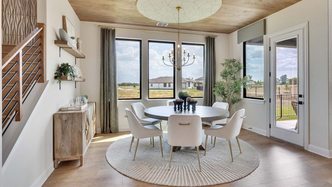 Representative furnished interior of a home built from the Elm by Brightland Homes in Katy Lakes, Katy (Image 8). Representative furnished interior of a home built from the Elm by Brightland Homes in Katy Lakes, Katy (Image 8).